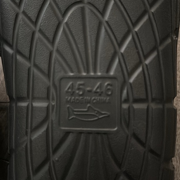 Madden SLIDE SANDAL IN BLACK RUBBER Sz 11 - Picture 9 of 10